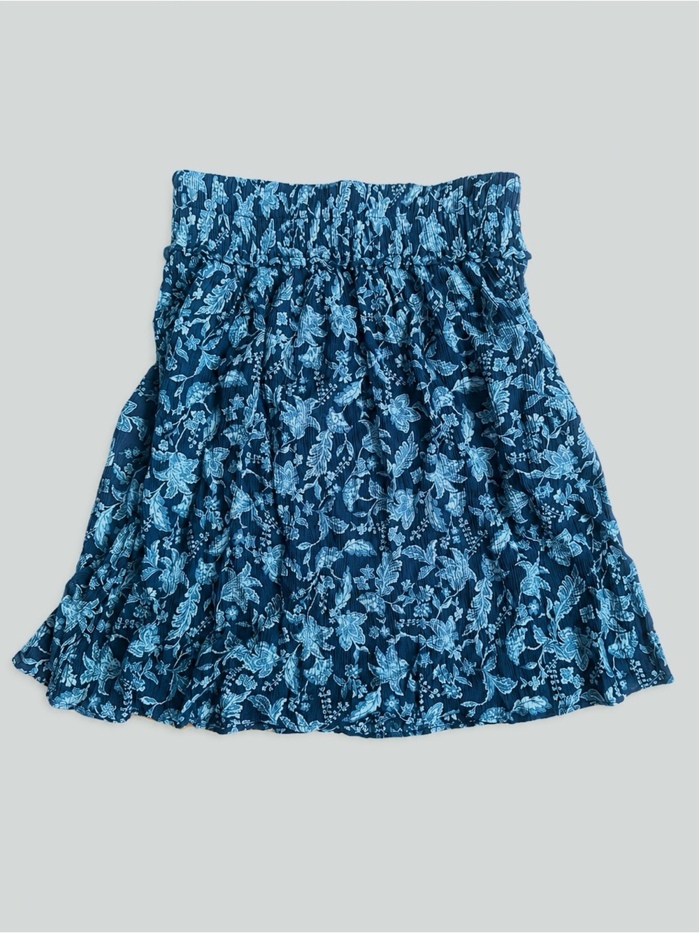 Faherty Blue Floral Skirt